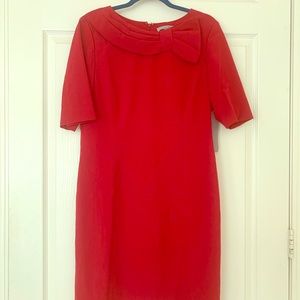 NWT Classiques Entier red lined suit dress size 12